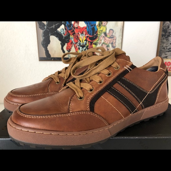 Steve Madden Hansom Tan Leather Lace Up Size 9 - Picture 5 of 8